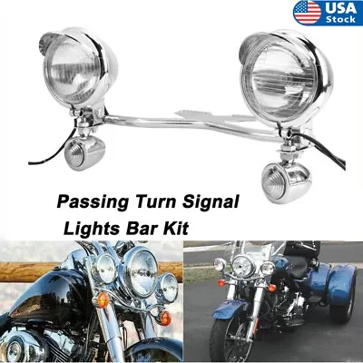 Passing Light Bar Turn Signal For Yamaha V-star XVS 950 1100 1300 Classic Tourer • $69.99