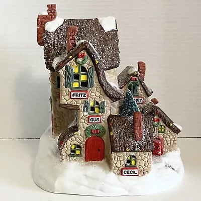 Kringle Mountain Elves Dorm  CHRISTMAS House PRETTIQUE Designs • $29.99