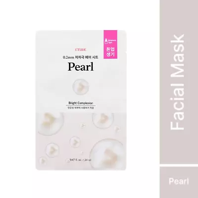 ETUDE HOUSE 0.2 Air Mask Pearl Sheet Mask (20ml) • $7.60