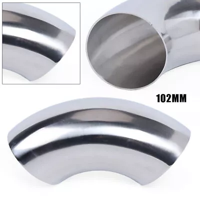 4 Inch High Quality 90 Degree Bend Elbow Exhaust Pipe 304 Stainless Steel USA 4  • $20.73