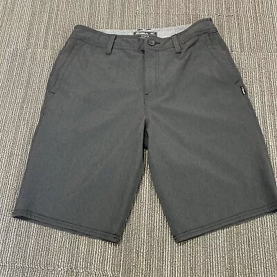 ONeill Hybrid Shorts Mens 30 Gray  10  Inseam Beach Surf Casual Golf Logo Casual • $9.99