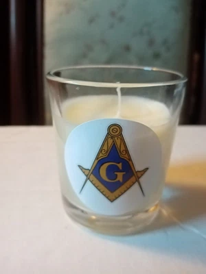£5 • Buy Freemason Masonic Candle In Glass Jar, 6cm Tall X 5cm Width, 10 Hr Burn Time. 