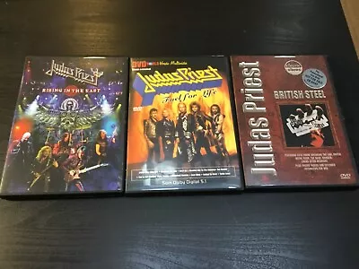Judas Priest Concert DVD Lot Of 3 Different DVD's LIKE NEW • $9.99