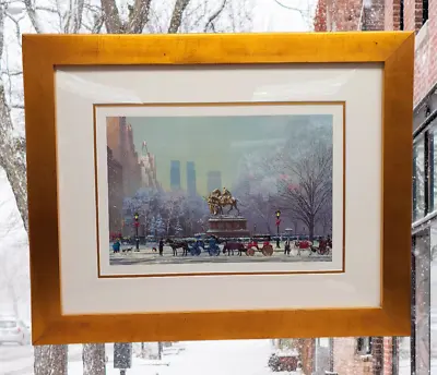 Alexander Chen Central Park South Seriolithograph 2006 Pencil Signed Numbered NY • $315