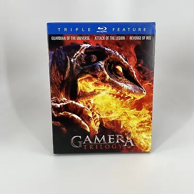 Gamera Trilogy (1-3 Film Blu-ray Box Set) W/ SLIPCOVER Daiei Kaiju Monster Gyaos • $24.95