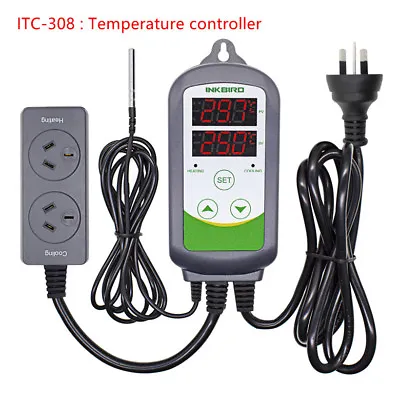 $126.65 • Buy Inkbird Digital Temperature Controller Thermostat Humidity Logger Probes Sensors