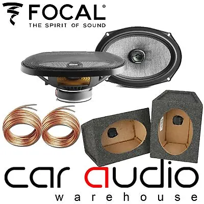 £194.99 • Buy Focal 690AC 2-Way 6x9  300 Watts Coaxial Car Speakers & 6x9 Grey Pod Box (Pair)