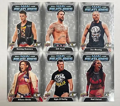 $1.99 • Buy 2022 Upper Deck AEW Main Features Silver Insert Singles U-PICK Complete Your Set