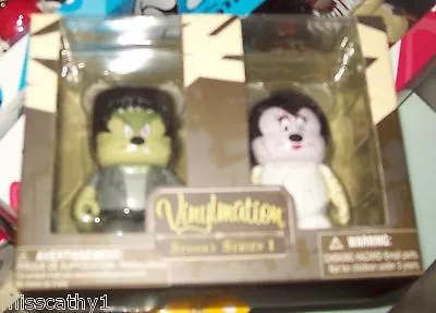 Vinylmation Disney Exclusive Spooky Series 1 Set Frankenstein & Bride • $49.99