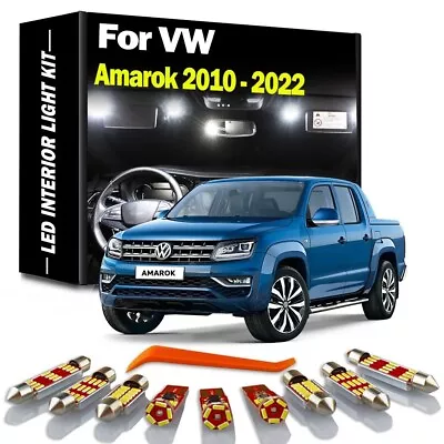 8Pcs Canbus LED Interior Dome Map Light Kit For VW Volkswagen Amarok 2010-2022 • $9.22