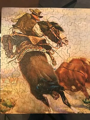 Vintage GUILD  Jigsaw Puzzle Serie  EE   'Dangerous Situation' - COMPLETE  ! • $14.99