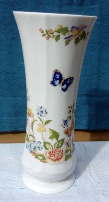 £2.99 • Buy Aynsley Cottage Garden China Slim Vase 16 Cms Tall