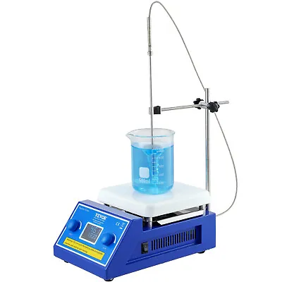 VEVOR Magnetic Stirrer Hot Plate Max 572°F/300°C Hot Plate Stirrer 0-2000 RPM • $116.99