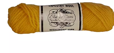 Elsa Williams Needlepoint Yarn Wool 40 Yard Skein #N304 Yellow Made In USA • $4.99