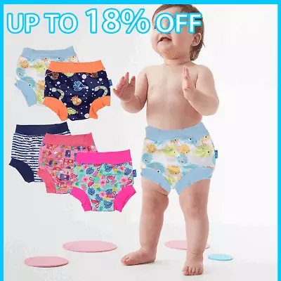 Kids Happy Nappy - Reusable Baby/Toddler Neoprene Swim Nappy M/L/XL • £6.15