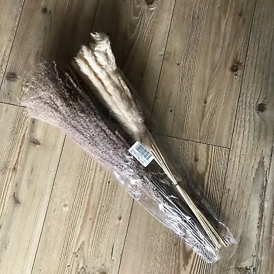 Pampas Natural Dried Grass Stems  Approx 60cms Long *New* • £3.99