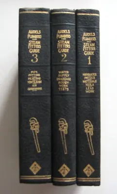 1949 Audels Plumbers And Steam Fitters Guides Volumes 1-3 • $19.95