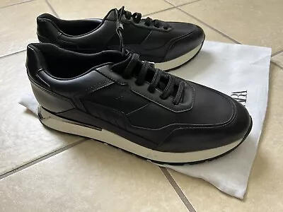 $35.99 • Buy Zara Men’s Thick Sole With Metalic Detail Sneakers, Black, Size 12