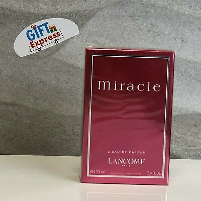 Miracle By Lancome Perfume For Women 3.4 Oz EDP Brand New In Box • $85.90