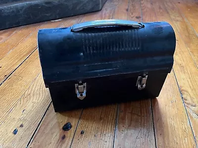 BLACK DOME METAL LUNCH BOX Pail (Coal Miners 1900's) Vintage Americana  • $20