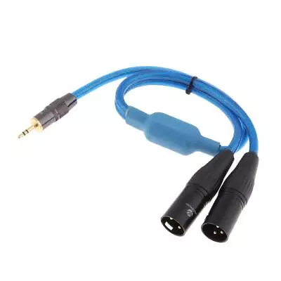 £23.41 • Buy 1 .5mm 1/8  Female To 2 XLR Male AMP DJ Mixer Audio Cable Splitter