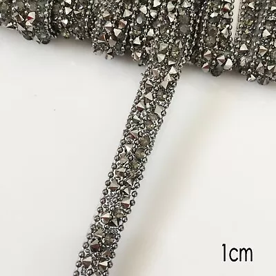 £3.99 • Buy Pearl Beaded Trim Ribbon Chain Bridal Sash Diamante Wedding Belt Hat Bag Craft