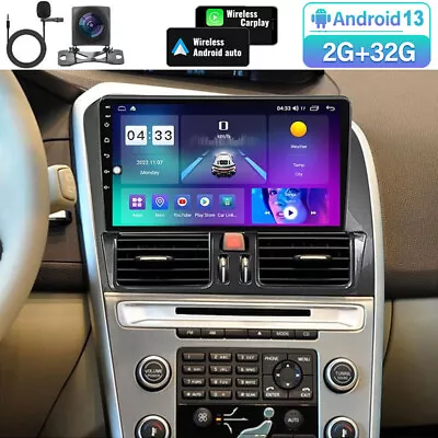 For 2009-2012 Volvo XC60 Wifi Apple Carplay Radio Android 13.0 RDS GPS Navi AHD • $198.93