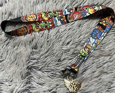 The Legend Of Zelda The Wind Waker Lanyard With Clip And Charm Nintendo • $14.99