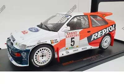 1:18 Ford Escort RS Cosworth #5 Rally San Remo 1996 IXO Model Car RESPOL • £67.99