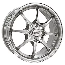 15x6.5 Konig 72S Helium Silver Wheels 4x100 (40mm) Set Of 4 • $592.52