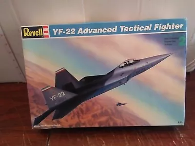 YF-22 Advanced Tactical Fighter Jet Aircraft Plastic Model Kit By Revell 1/72 • $18