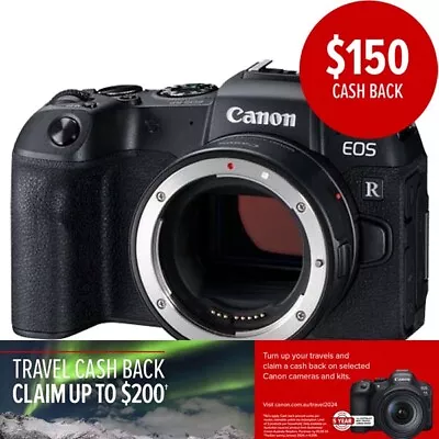 Canon EOS RP (BODY) Mirrorless Camera & Mount Adapter • $1848.85