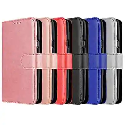 Case For IPhone 15 14 13 12 11 Pro Max 7 8 XR SE Plus Leather Flip Wallet Cover • £1.27