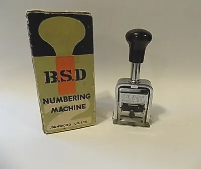 Vintage Numbering Machine Model 5 • $14.58