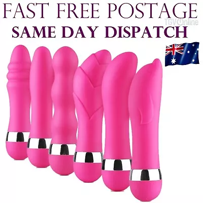 Vibrating Mini Vibrator Waterproof Sex Toy For Women Dildo Wand Silicone Adult • $21.99