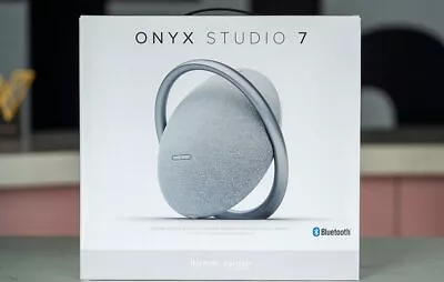 NEW Harman Kardon Onyx Studio 7 GREY Bluetooth Speaker - OZ Stock - Express Post • $369
