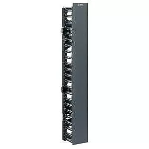 Panduit NetRunner WMPVF22E 22U Vertical Rack Cable Manager - Black • $122.18