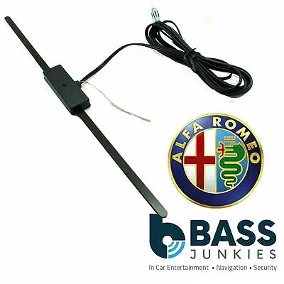 DAEWOO 12v Universal Internal Windscreen Glass Mount Car Radio Aerial Antenna • £9.50