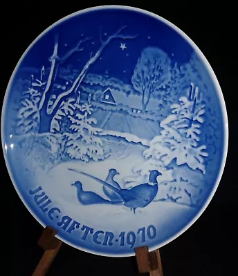 1970 B & G Christmas Eve Annual Collectors Plate Pheasants In The Snow Christmas • $5.99