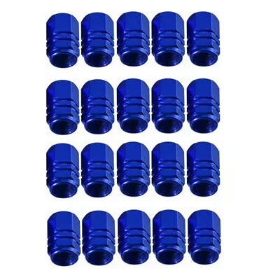 20 PCS Blue Tire Valve Stem Caps For Car Truck Bike Motorcycle US Stock A864 • $7.50