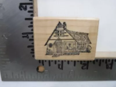 Psx D782 English Cottage Cabin Home House Wood Rubber Stamp Euc L936 • $8.99