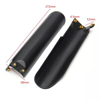 Pair Front Fork Leg Guards Protector Slider Round Black For 140Cc 160Cc Pit Bike • $15.85