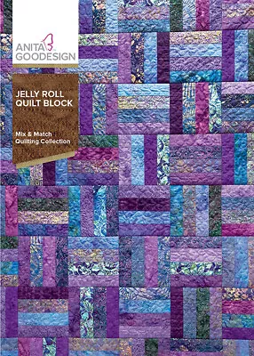 Jelly Roll Quilt Blocks Anita Goodesign Embroidery Machine Design CD • $15.99