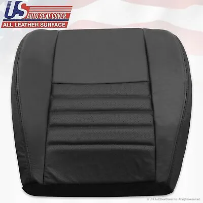 1999 Ford Mustang Cobra SVT Driver Bottom Perforated Leather Seat Cover Black • $132.07