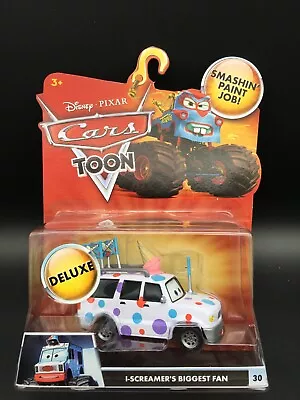 Disney Pixar Cars I-Screamer's Biggest Fan Deluxe Toon 30 Monster Truck Mater • $34.95