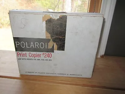 Vintage Polaroid Print Copier 240 With Original Box And Papers • $10