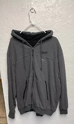 Men's Milwaukee Tool M12 Heated Gear Gray Zip Up Hoodie • $60