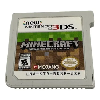 Authentic Minecraft: New Nintendo 3DS Edition 3DS Game Cartridge Video Game • $23.99