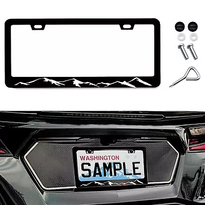 For Mazda Accessories Mountains Raised Metal Car License Plate Frame Cover N9 • $12.99