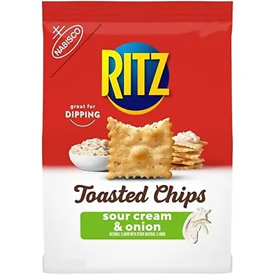 Ritz Toasted Sour Cream & Onion Oven Baked Chips 8.1 Oz • $13.99